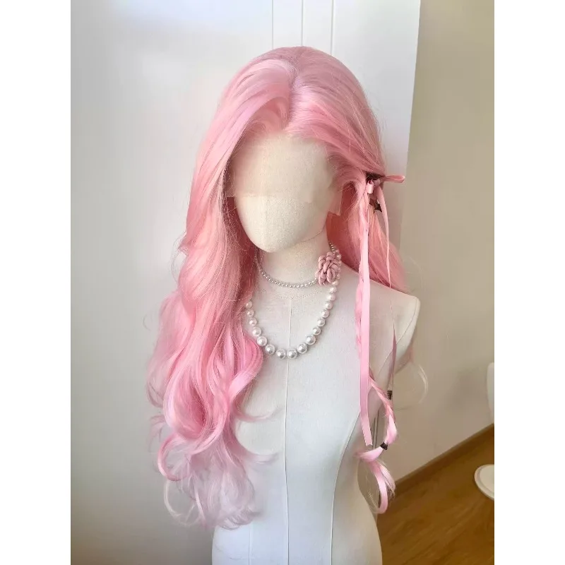 Everbright Store Pony Soft Powder Roll Hand Hook Large Lace Feel free to sew high temperature silk cos wig hair embryo