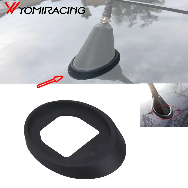 Rubber Antenna Base Gasket Seal for 2002-2007 VW Jetta Bora Golf MK4 Polo Roof Antenna Replacement Black Base Car Accessories