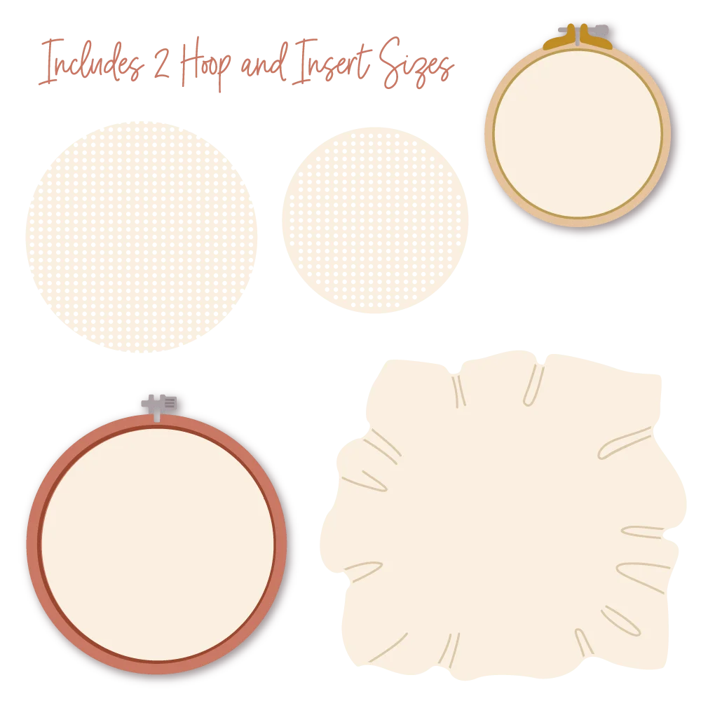 

Circle Embroidery Hoop Metal Cutting Dies for DIY Making Card Scrapbook Embossed Paper Album Craft Supplies Template Decoration