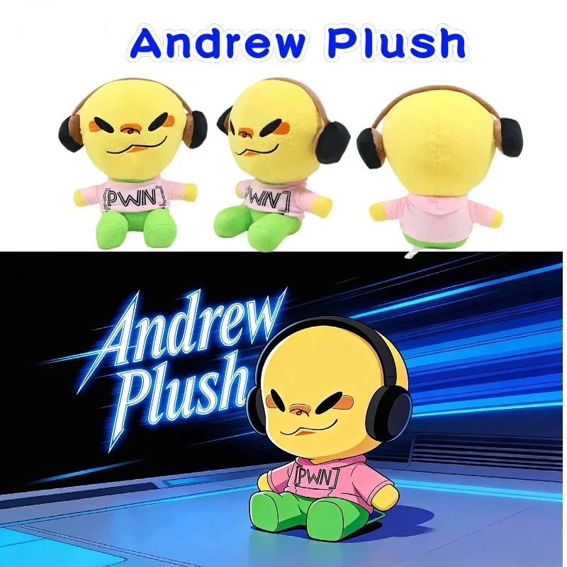 

22CM Andrew Plush Toy Anime Peripherals Toy Stuffed Dolls Birthday Christmas Gift For Kids