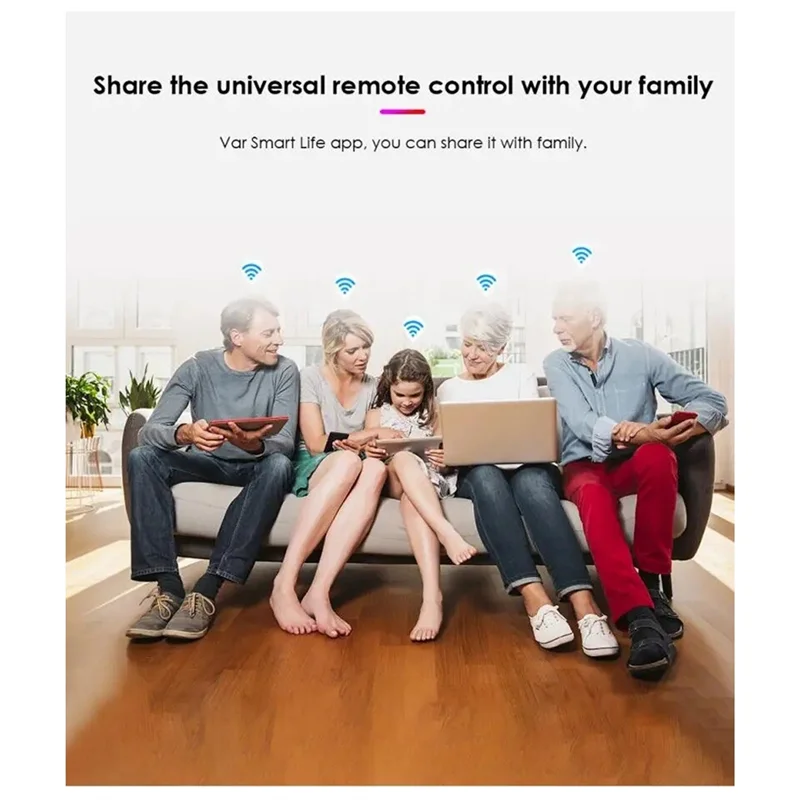 ABMF-Tuya Wi-Fi умный ИК-пульт дистанционного управления с домашним пультом Smart Life для кондиционера, телевизора, DVD, Alexa, простой в использовании