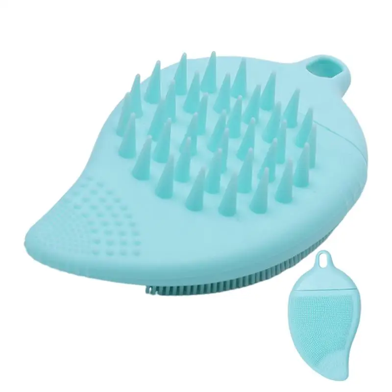 

Face Exfoliator Scrubber Double Side Soft Silicone Facial Cleansing Brush Manual Hair Scrubber Handheld Scrubber for Deep