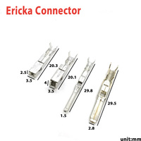 50 Pcs 1.5/2.8MM FCI Tyco Auto Crimping Wire Terminal Copper Contact Male Female Pins 211cc2s1120 211cc2s1160p  For ECU