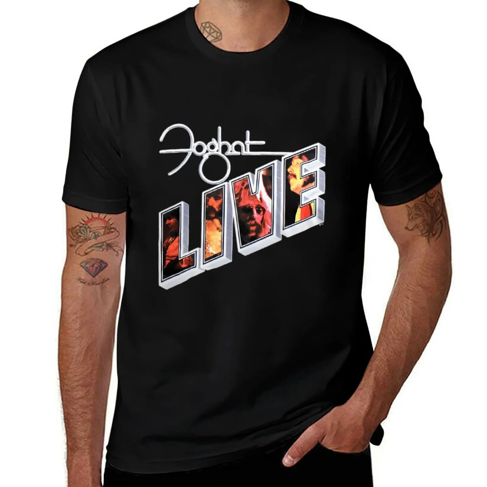 

Foghat T-Shirt man t shirts high quality luxury brand men t shirt cotton 100% T-Shirt