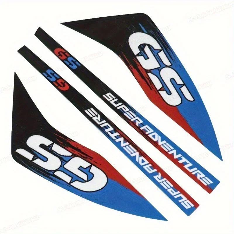 

1 комплект наклейки на поручник мотоцикла с дизайном GS Super Adventure, стильная наклейка для персонализации рук авто мото