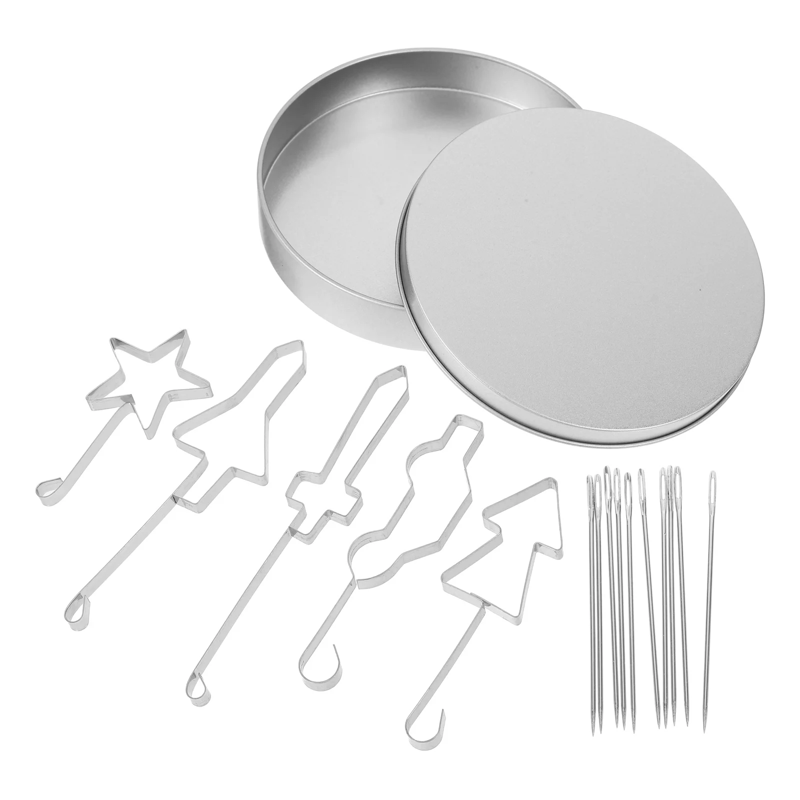 

3 Pcs Sugar Cookie Mold Maker Christmas Kits Decorating Tools Cake Cookies Carving Molds for Baking Square