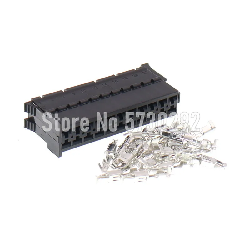 22P 1-929504-7 Car Electric Wiring Harness Male Female Unsealed Socket 929505-7 929504-7 Auto Plug 1-929505-7
