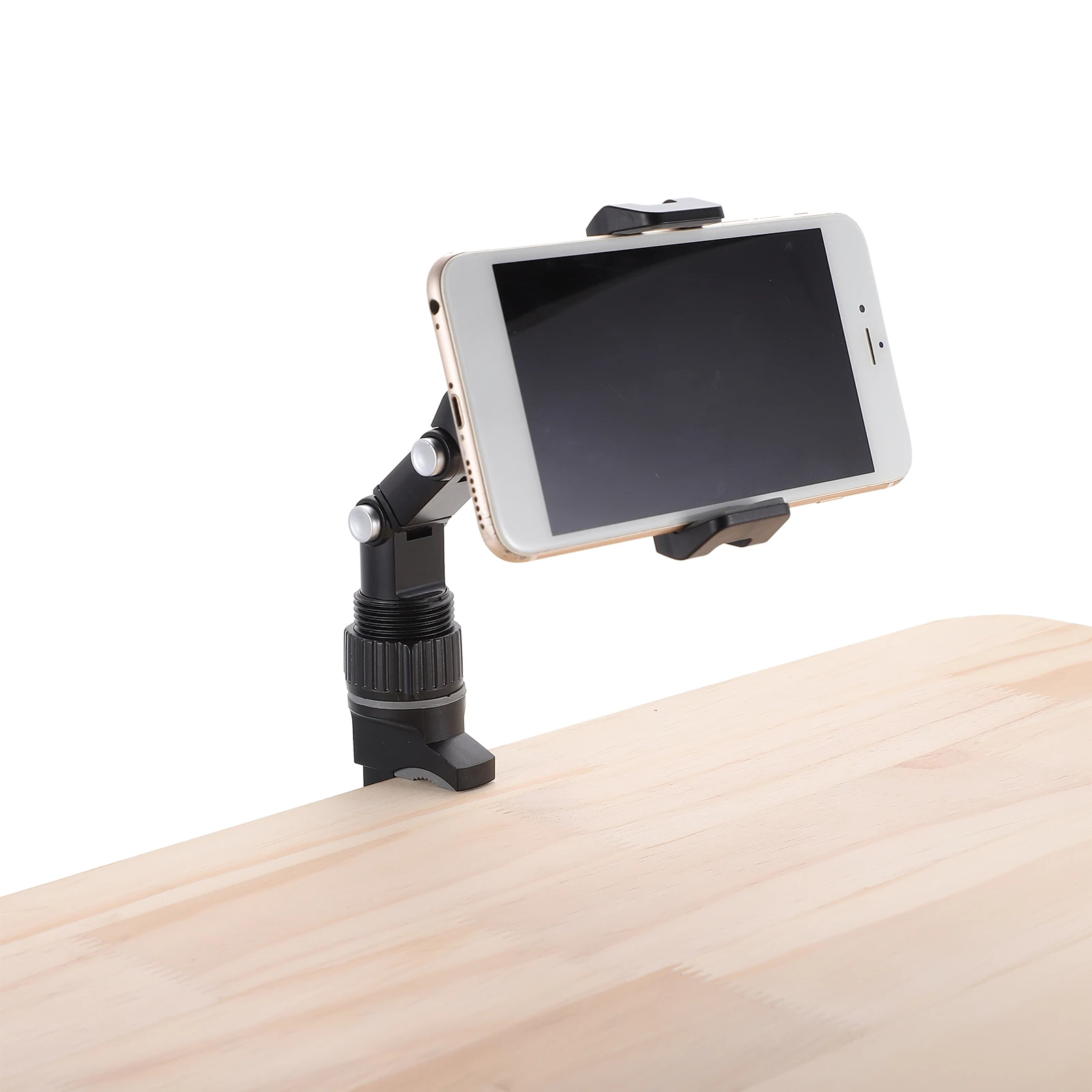 

1 Set Guitar Phone Holder Adjustable Clip- Stand For Mobile Cell Plastic Support Bracket Score Live Broadcast Microphone