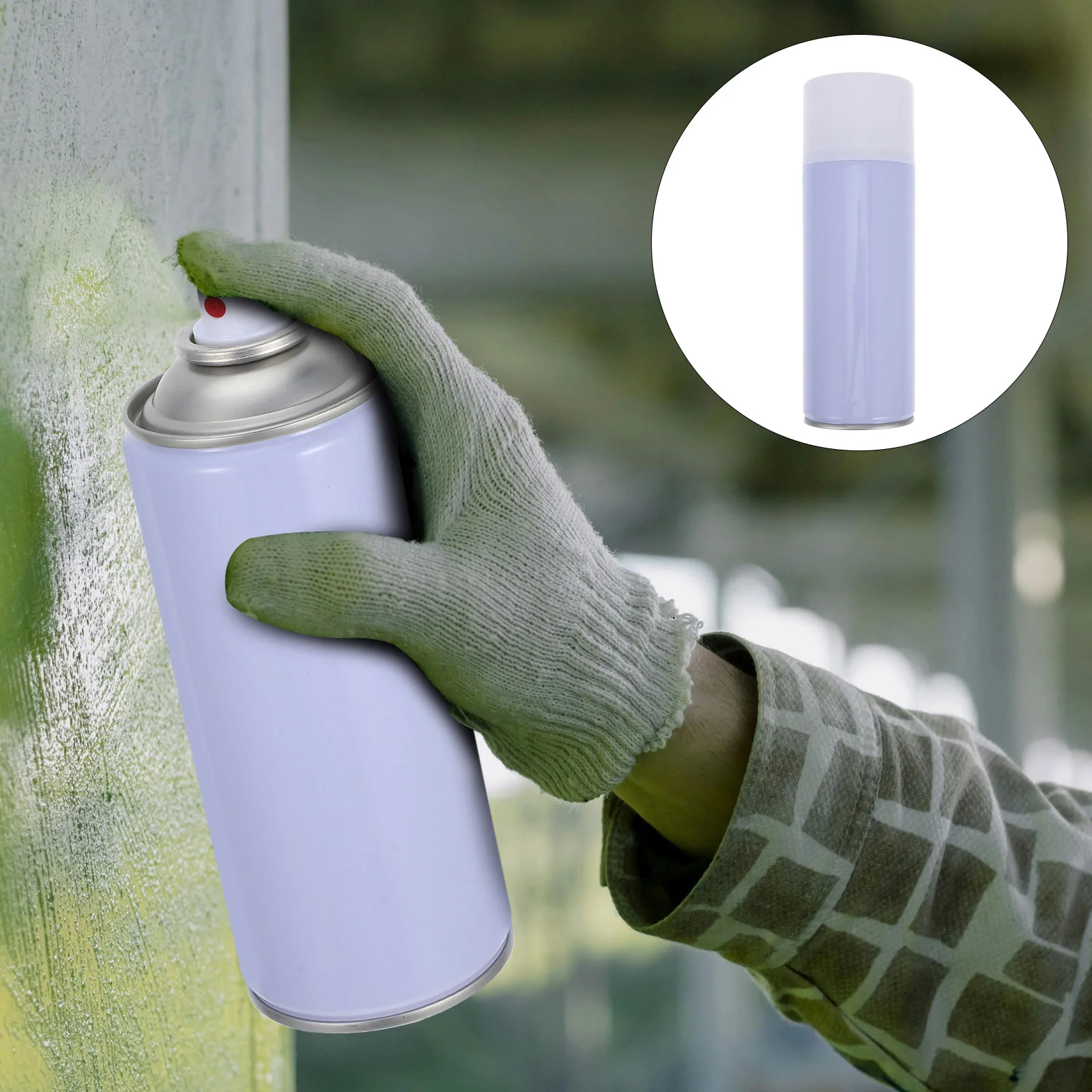 

Spray Can Empty Paint Bottle Hand Tinplate Gas Nozzle Compact Lightweight Large Capacity Robust Fine Mist Wide