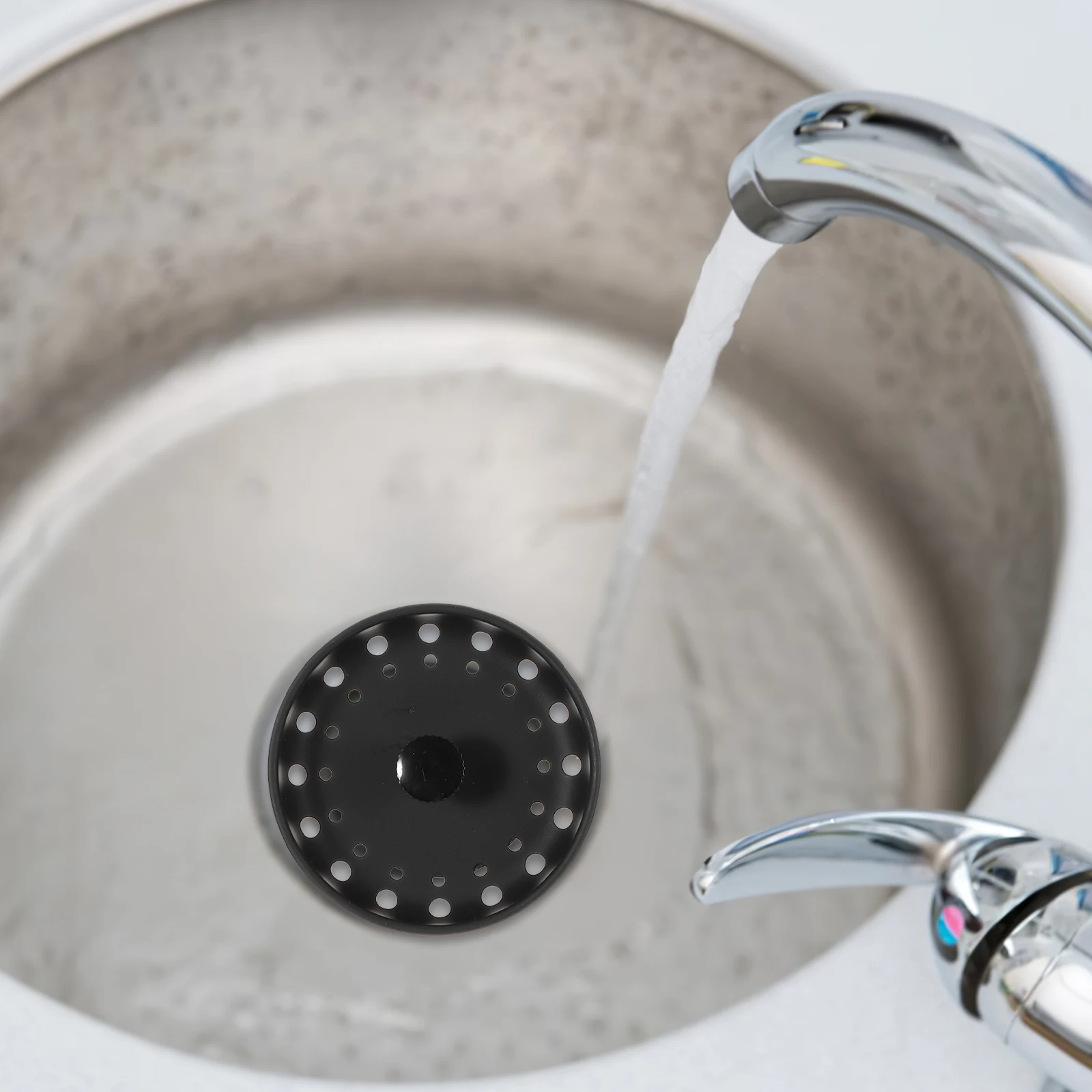 

3Pcs Stainless Steel Kitchen Sink Strainer Filter Garbage Disposal Stopper Sink Drain Cover Kitchen Essentials Rust Proof