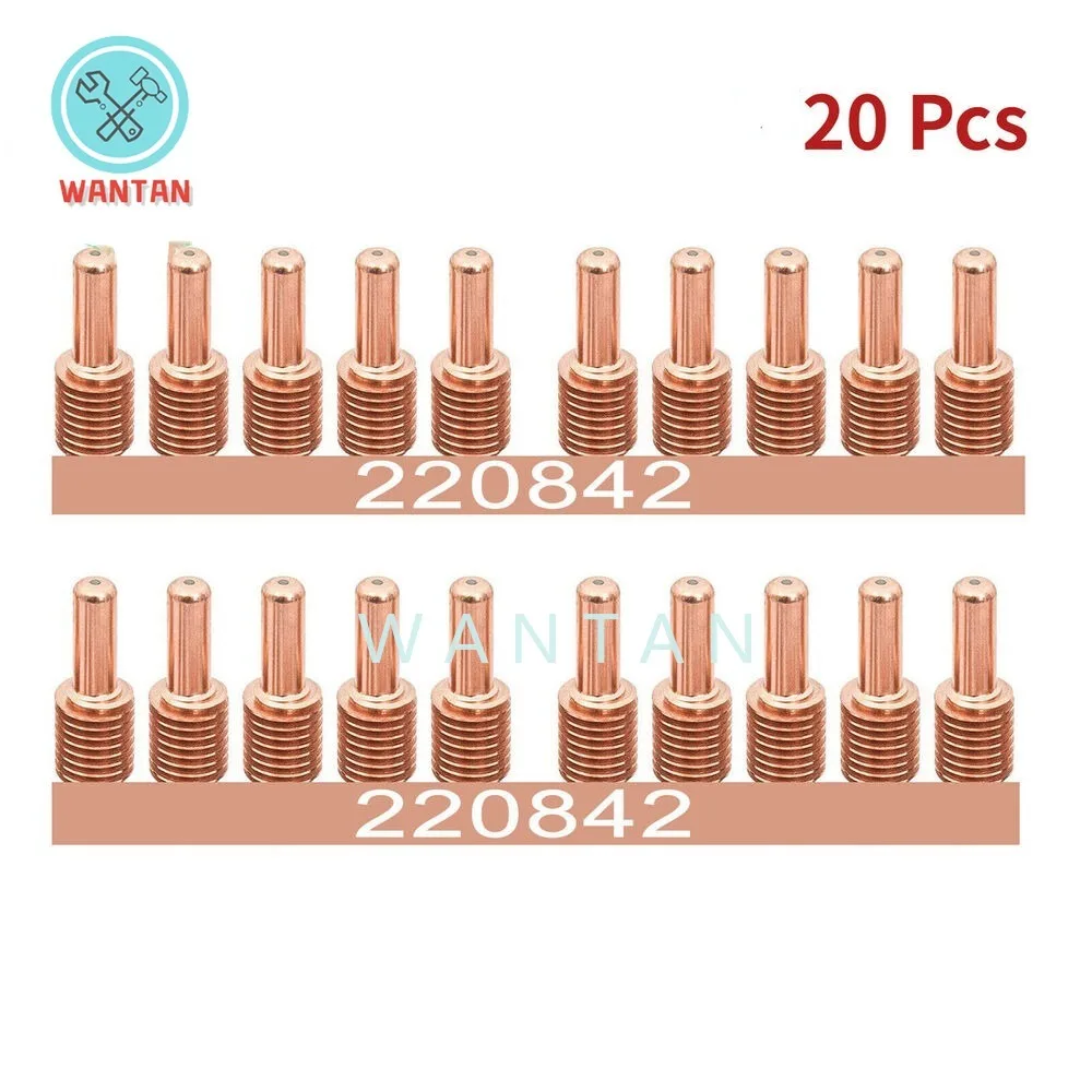 220842 Plasma Electrodes 20PCS fit Plasma consumable Cutting Torch 45XP/65/85/105