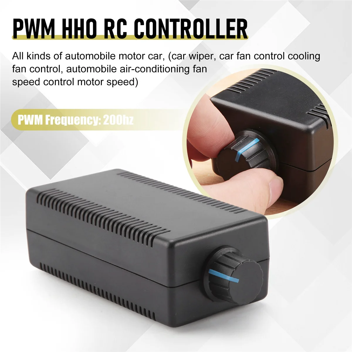 12V 24V 48V 2000W MAX 10-50V 40A DC Motor Speed Control PWM HHO RC Controller