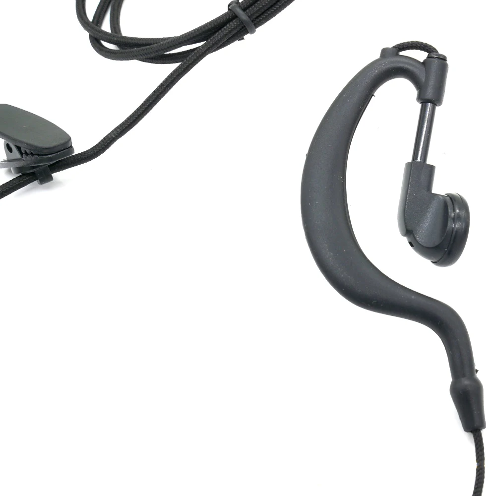 سماعة أذن بخطاف على شكل حرف G لهاتف Motorola CP200/GP300/Spirit Series، ميكروفون PTT لتقليل الضوضاء، تصميم أمان سري