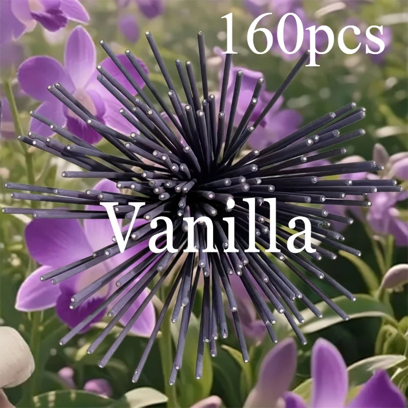 160pcs Vanilla Scented Incense Stick, Long-Lasting,  Relaxation and Sleep Aid - Perfect Choice for Home Decor, Hotels and Spas
