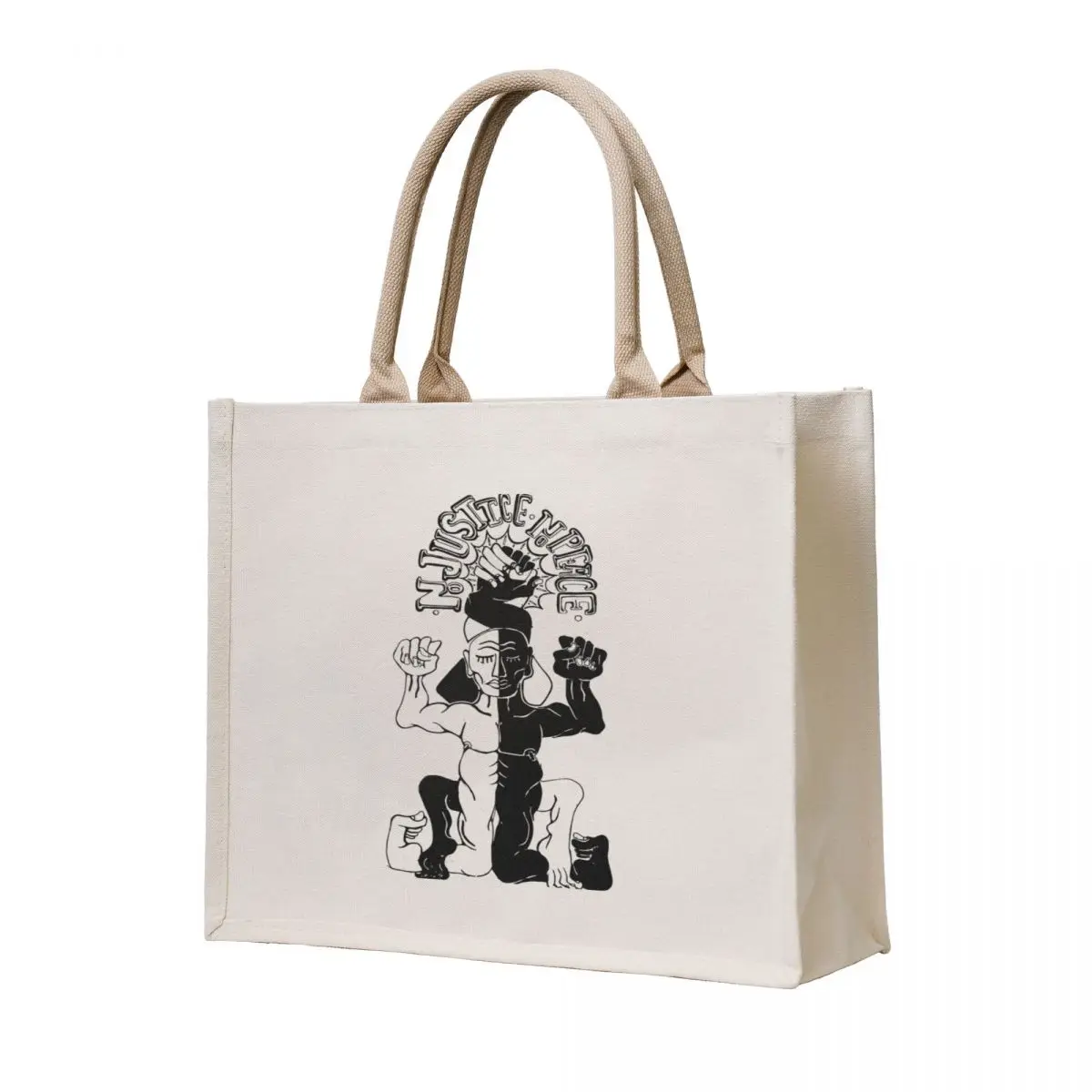 

No Justice No Peace Tote Bag Shopping bags canvas tote bags shopping bags foldable