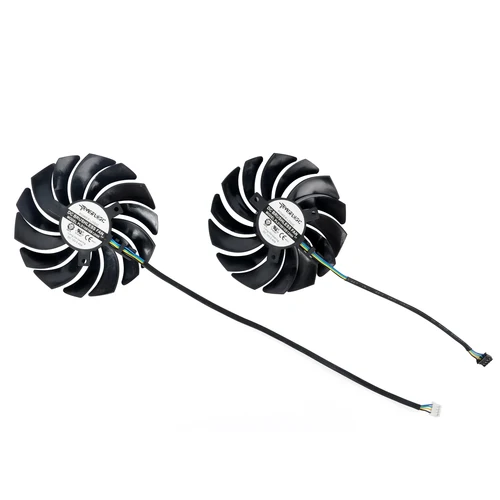 Imagen 2 del producto Ventilador de tarjeta de vídeo para MSI GeForce RTX 3070 3060 3060Ti VENTUS 2X OC 95MM PLD10010S12HH RTX3060 RTX3070 RTX3060Ti GPU ventilador de refrigeración