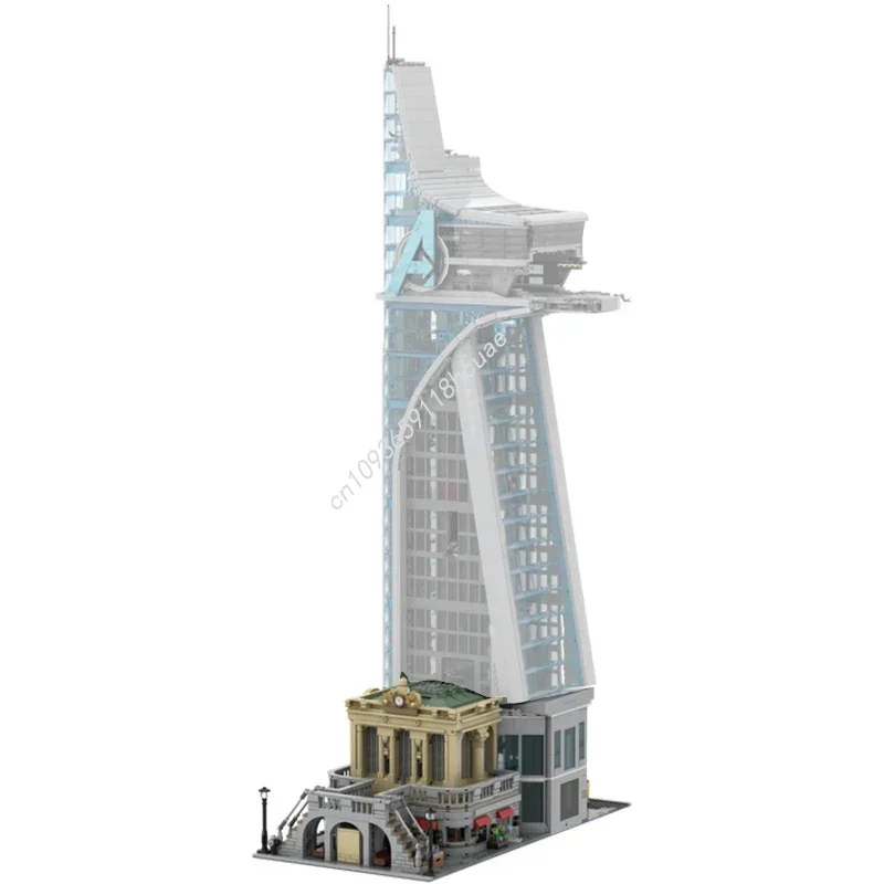 2615Pcs Battle Tower Base Modular Model Moc Building Block Assembly Brick Architecture Toys For Boy Festival Gifts