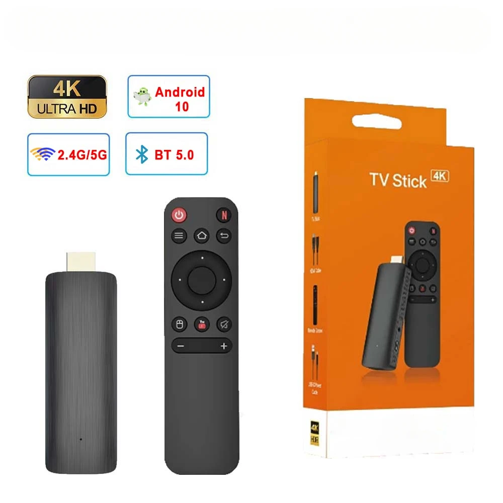 

D6 H313 Android Big TV HDR Set-Top Box OS 4K BT5.0 Wifi 6 2.4/5.8g Android 10 Smart Stick Android TV Box Stick Portable Player