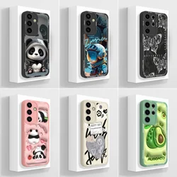 For Samsung Galaxy S25 S25+ S25Ultra Case Cute Panda Silicone Soft Shell For S25 Plus Coque SamsungS25 Cases Funda Back Cover