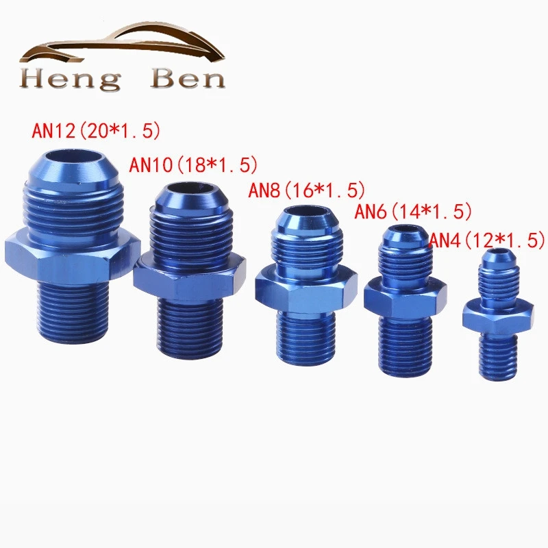 AN 12 AN 10 AN 8 AN 6 AN Straight Flare Union Adapter (Male to Male)