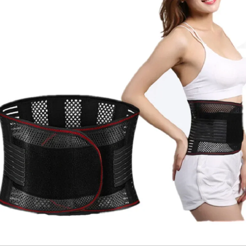 Adjustable Waist Self heating Magnetic Therapy Back Waist Support Belt Lumbar Brace Massage Band Health Care