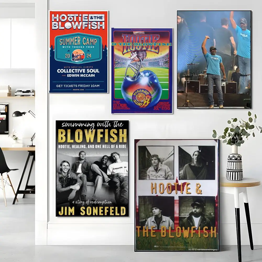 band H-Hootie And The Blowfish-H Painting Calligraphy Artwork for Living Room Bedroom Office Home Decor