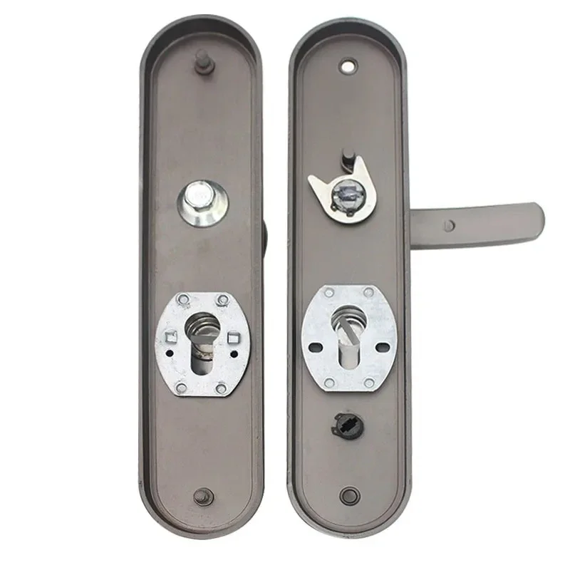 Universal Anti-theft Mortise Entrance Gate Handle Anti-explosion Security Ball Door Lock Handle Fix Distance 235mm