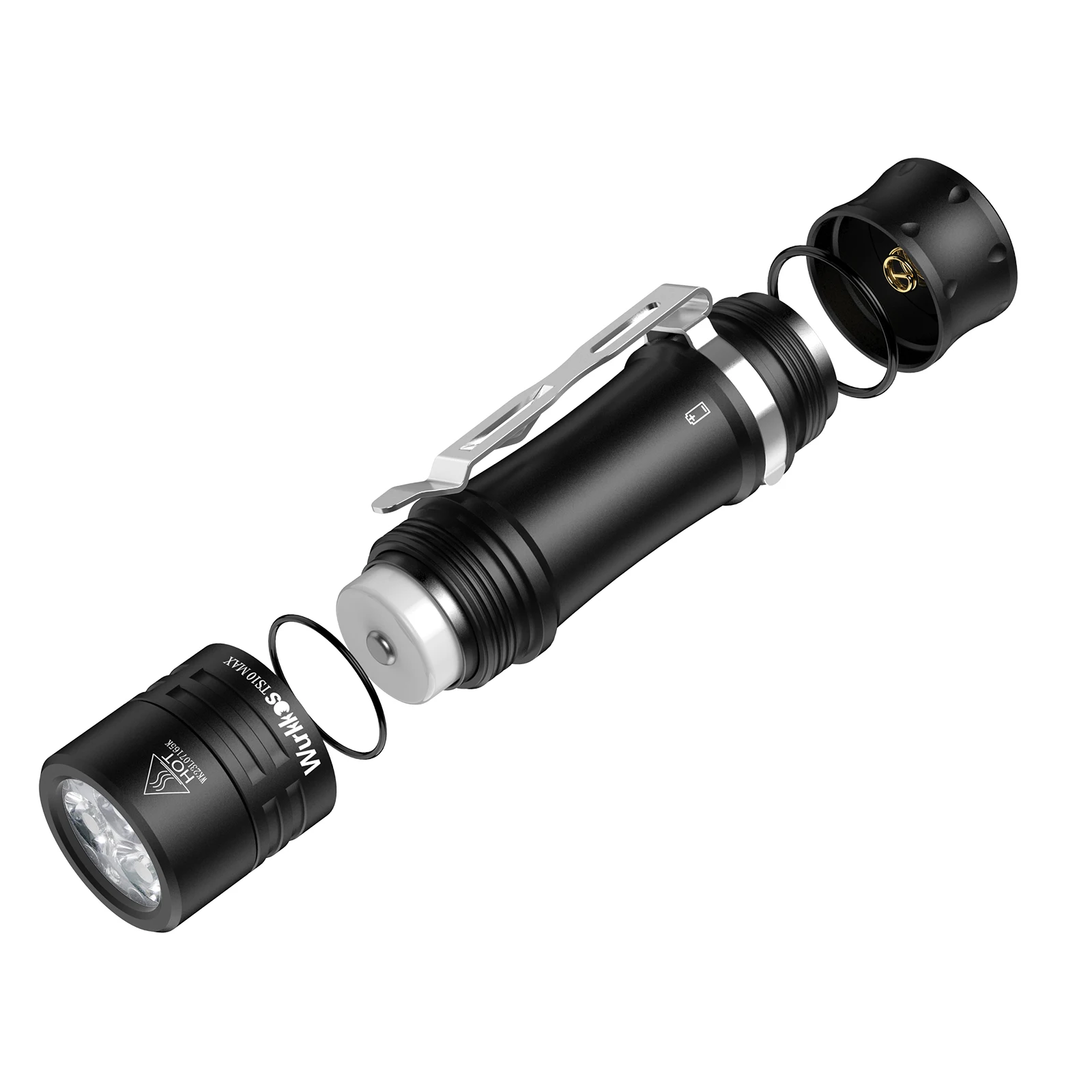 Wurkkos TS10 MAX Nichia 519A 5000k＆ anduril 2.0 ,18650 portable flashlight with Maximum output 2500 lumens/157m/E-tail switch