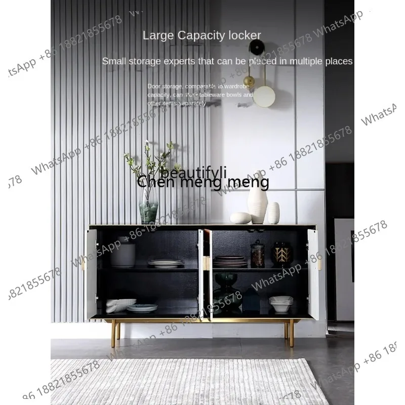 LHY26 ss CXH Sideboard Cabinet/Internet Celebrity Villa Solid Wood Light Luxury Creative Minimalist Customized Cabinet