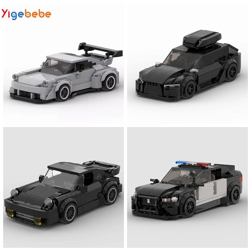 Yigebebe coche técnico 91 vehículo RS ladrillos modelo Juguetes de bloques de construcción para niños regalos de navidad juguete coche de ciudad
