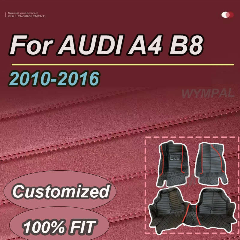 

Автомобильные коврики LUXURY для AUDI A4 B8 Allroad/Avant/Sedan 2010, 2011, 2012, 2013, 2014, 2015, 2016, автомобильные подушечки на заказ, автомобильный ковер