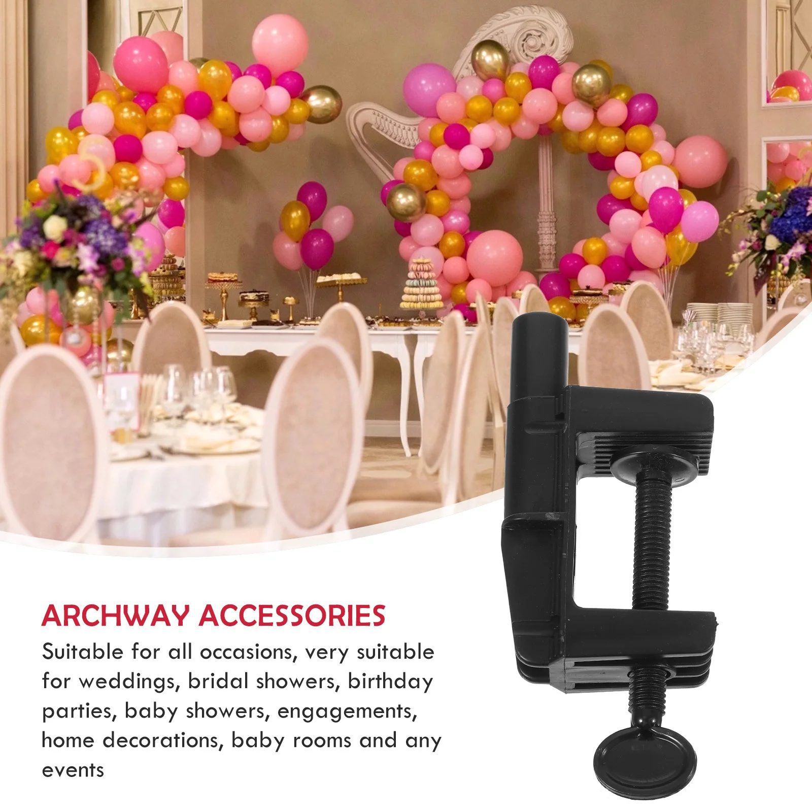 

2Pcs Balloon Arch Rack Sturdy Balloon Stand Kit Party Decor Supplies Wedding Birthday Anniversary Party Supplies