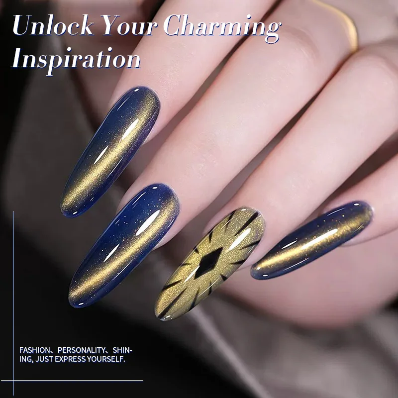 BORN PRETTY HEMA TPO GRATIS 10ml Auroras Glitter Cat Magnetische Gel Nagellak Jelly Glazen Kraal Semi Permanente Losweken UV vernis