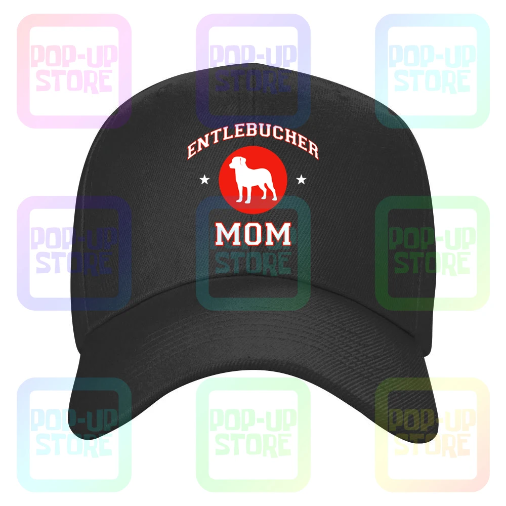 Entlebucher Mountain Dog Mom Caps Baseball Cap