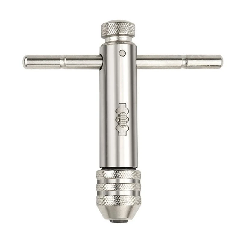 

High Efficiency Ratchet Tap Wrench Spanner For Tapping Projects Ergonomic Grip Comfortable Home Use Metalworking Repairs .Y1QB