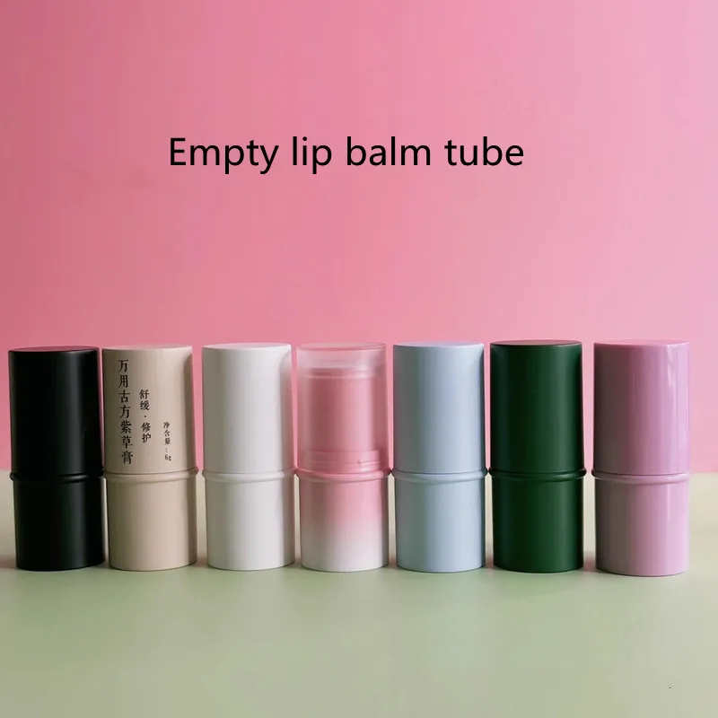 

10-100pcs Empty Lipstick Tube Empty Lip Balm Tube Direct filled DIY Lip Oil Bottle Wormwood Mint Paste Solid Deodorant Container