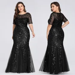 ICCLEK Birthdat Dresses For Women Bling Dress Black Ballgown Dresses Black And Gold Dresses For Women Sequin Dress Plus size 8XL