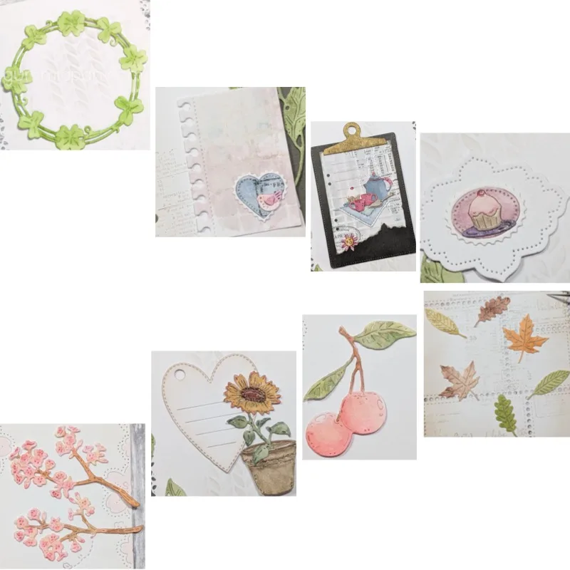 border of wave flower Cutting The Dies Scrapbook Diary Decoration Stencil Embossing Template DIY Greeting Card Handmade 2026 new