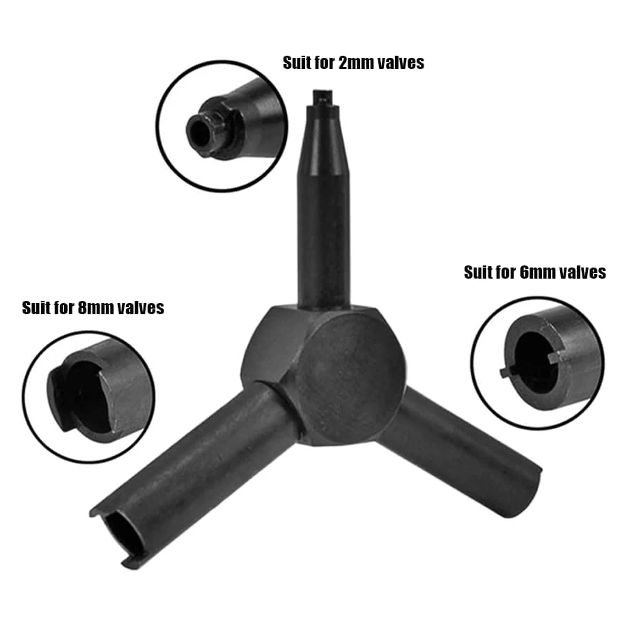 The Air Gas Valve Key Triple General Triangle Wrench Magazine Charging Valve Disassembly Tool is Suitable for GBB AEG KSC WA