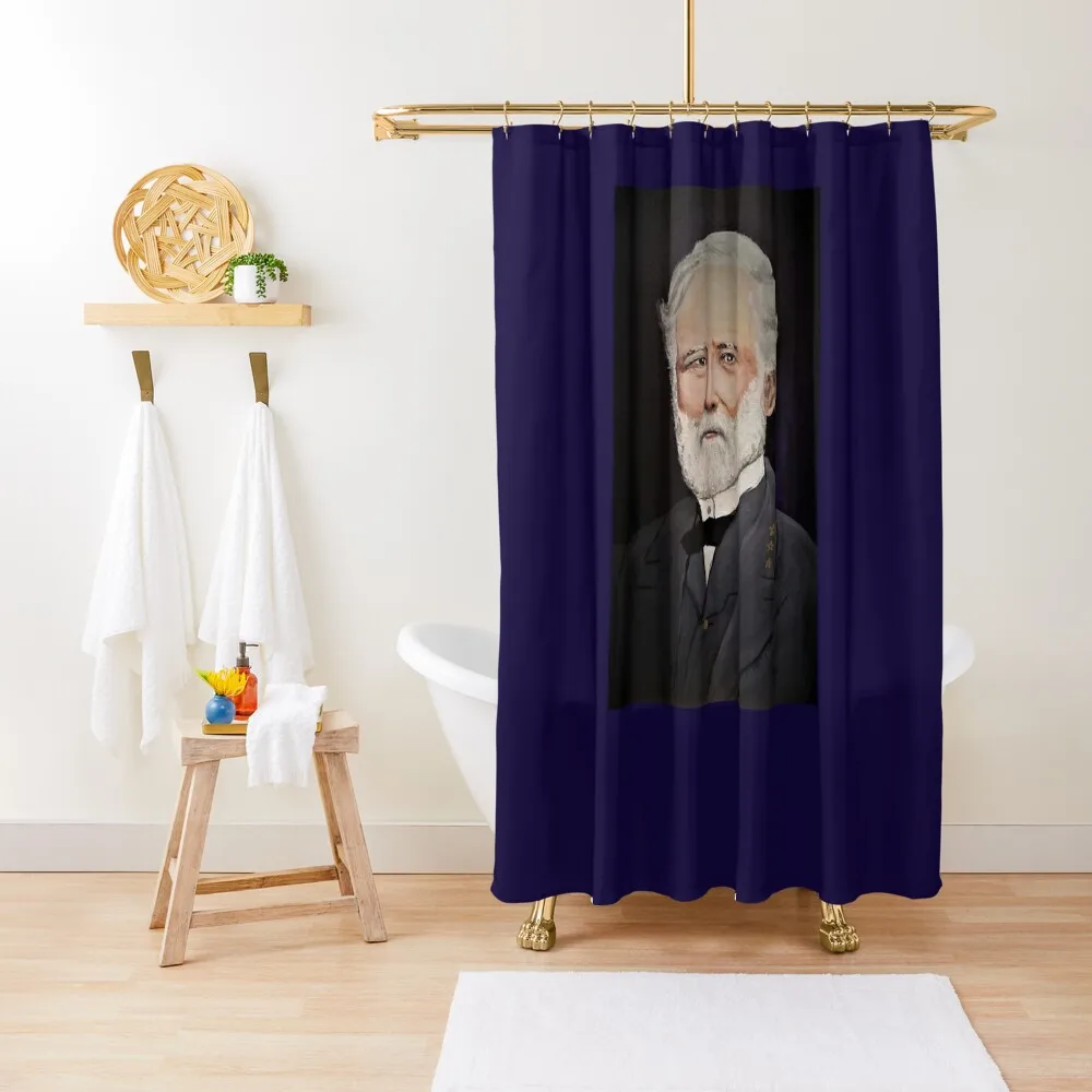 

Занавеска для душа Robert E Lee, забавный набор для душа для ванной комнаты, водонепроницаемая занавеска для ванной комнаты с защитой от плесени
