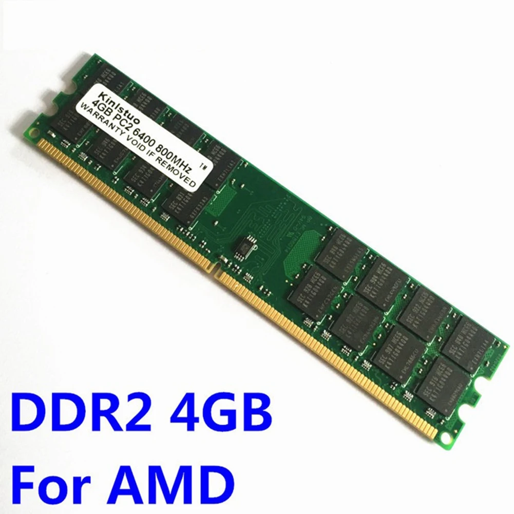 RAM DDR2 4Gb 800MHz Ddr2 800 4Gb di memoria Ddr2 4G per accessori PC AMD