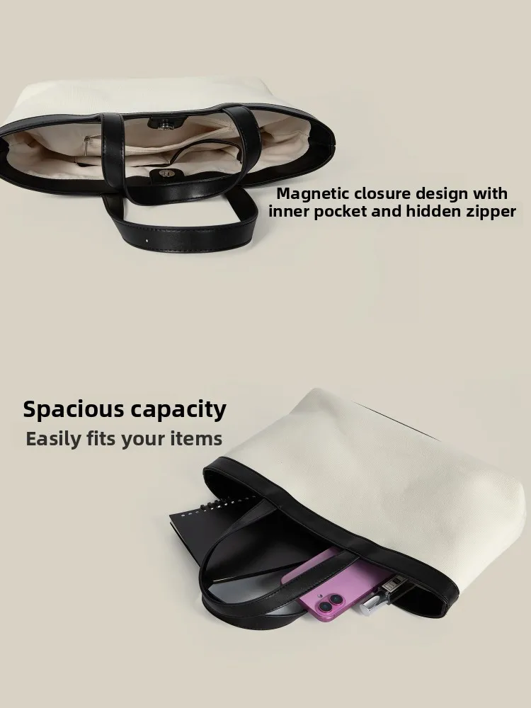 حقيبة يد نسائية من قماش الكانفاس من Peppihome، تصميم صيفي جديد، حقيبة يد للتنقل اليومي، حقيبة كتف واحدة، نسخة كورية من الجلد ...