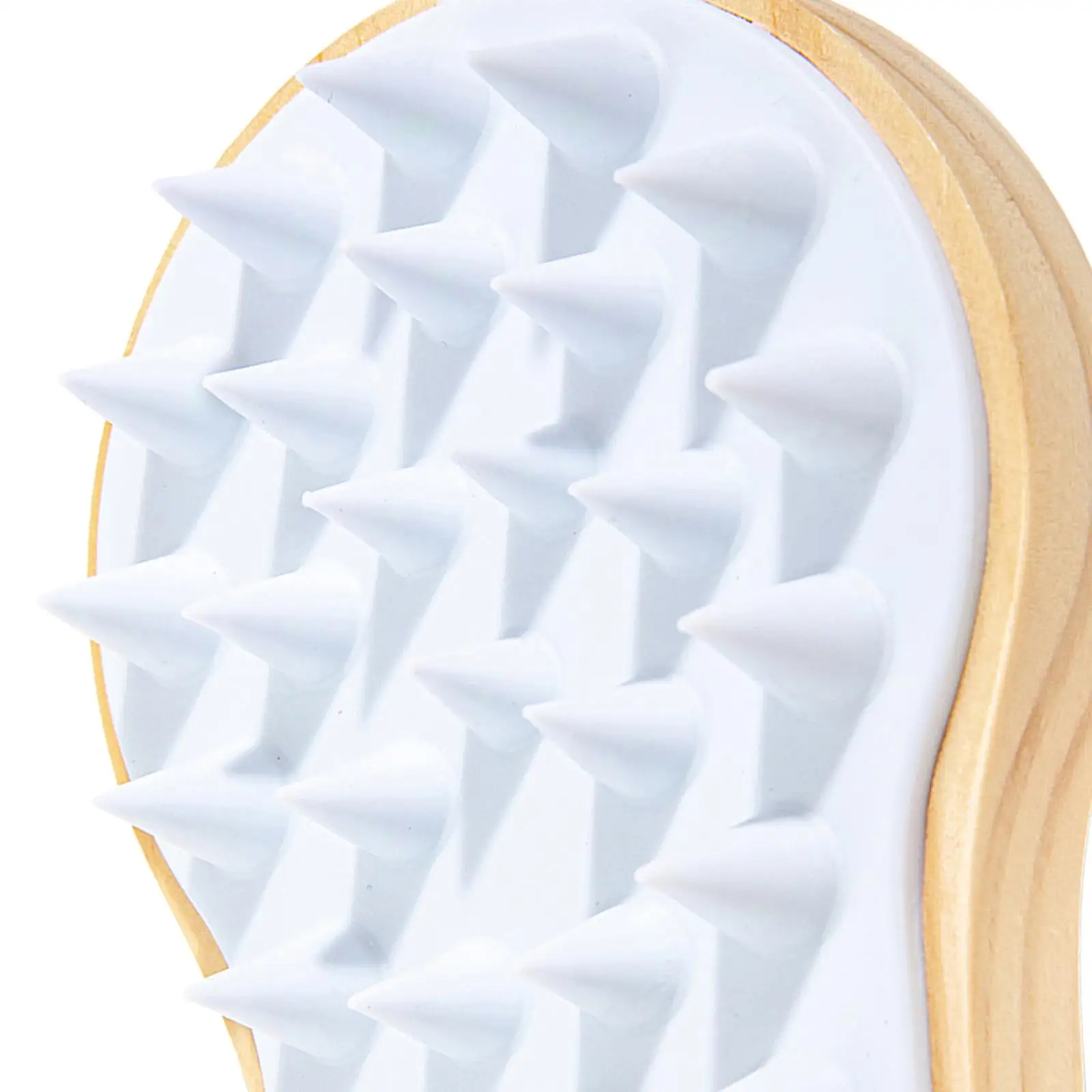 Scalp Massager Brush for Hair Washing Silicone Bristle Head Massage Wet Dry Hair Scrubber Shower Scalp Care Tool