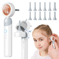 ABMI-Visual Ear Otoscope 1.38 Inch IPS Wireless Endoscope 1080P HD Camera Ear Wax Clean Take Picture Video Ear Inspection