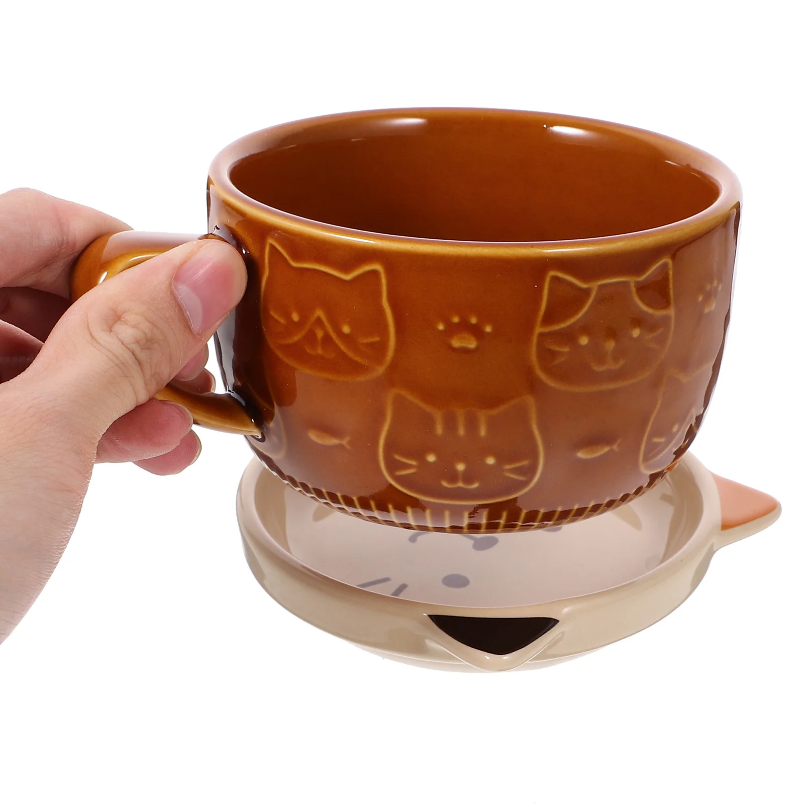 

Ceramic Coffee Mug Cartoon Cat Design Latte Mug Decorative Cappuccino Coffee Cup Water Milk Couple Mug Home Japanese Decor