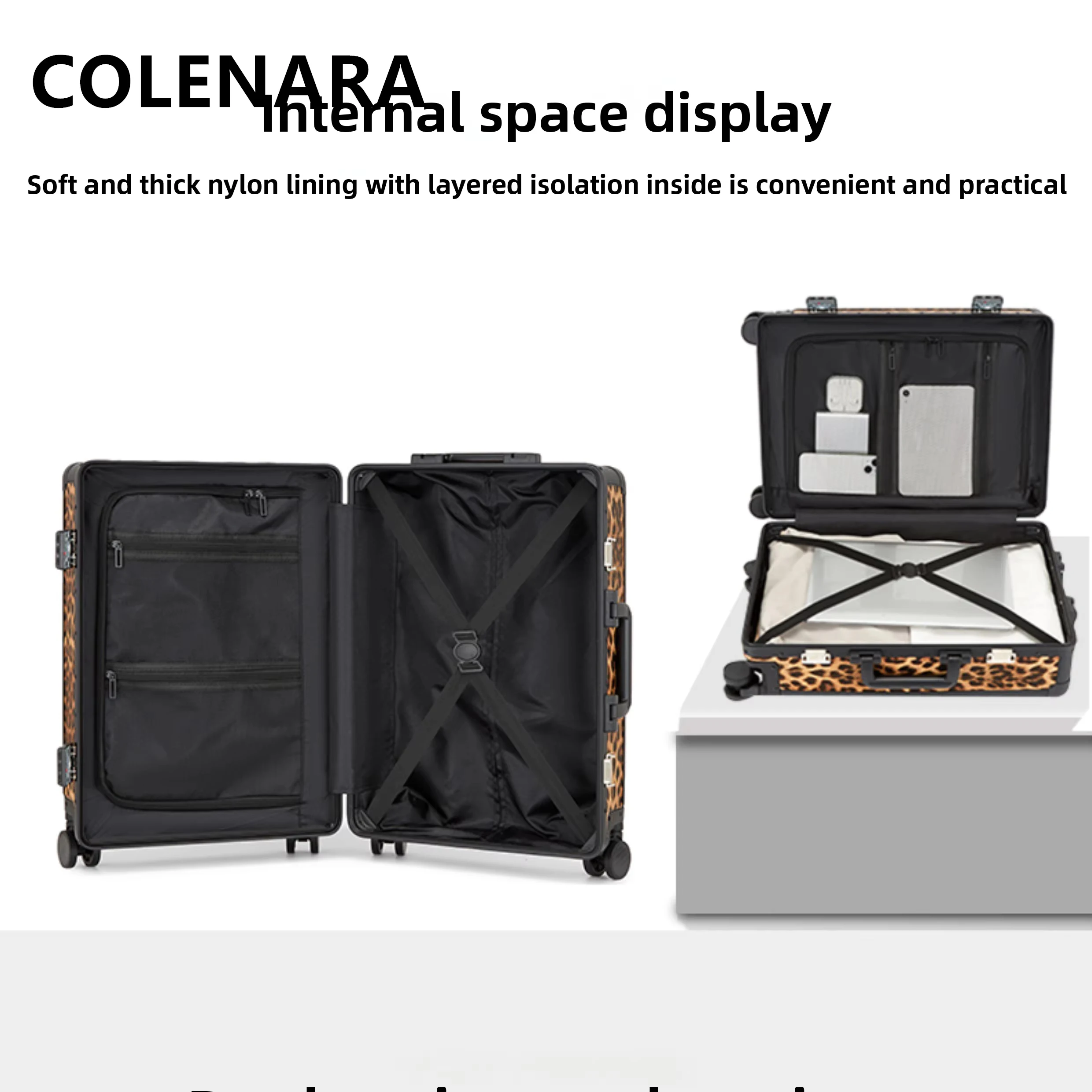 COLENARA Luggage Travel Bag 20 Inch Women's Boarding Box 24