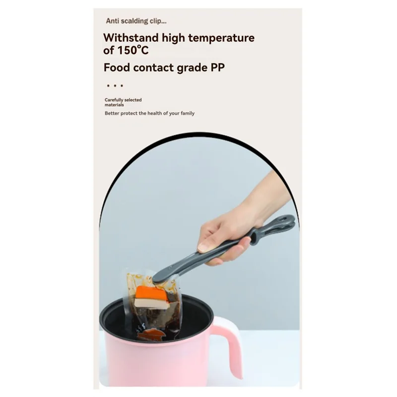 Clipe de cozinha multifuncional A69M artefato anti-escaldante e antiderrapante com abridor de saco portátil