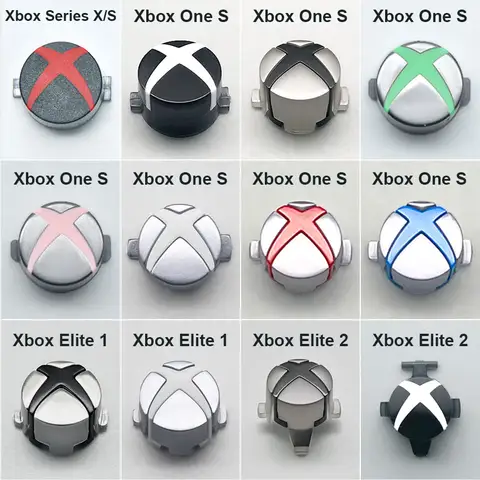 Xbox 시리즈 S/X 컨트롤러용 JCD 홈 버튼 시작 반환 뒤로 스위치 라이트 전원 가이드 XBOX One S X1S Elite 1 2용 로고 키