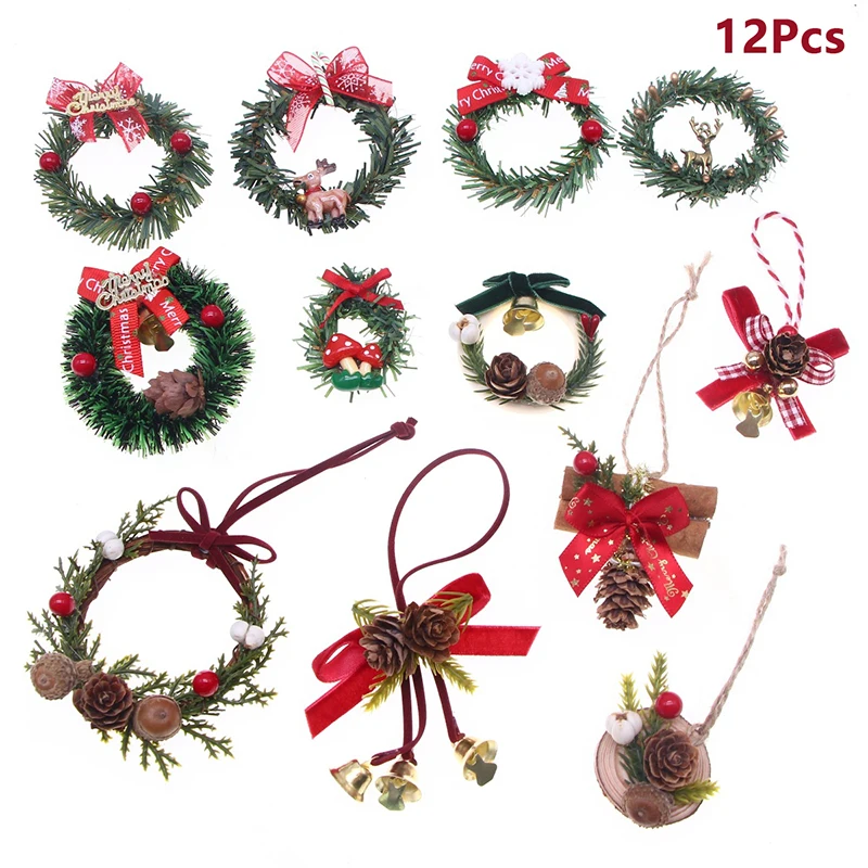 Couronne de beurre l'inventaire pour la décoration d'arbre de Noël, accessoires de maison de courses, 1PC