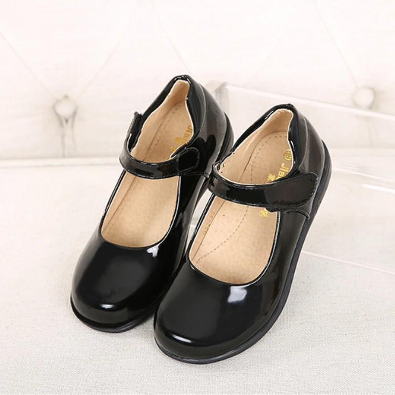 

Fashionable Children's Black Leather Shoes for Girls and Boys Dress Shoes Adult Performance Dance Shoes Big Kids Non-slip Style